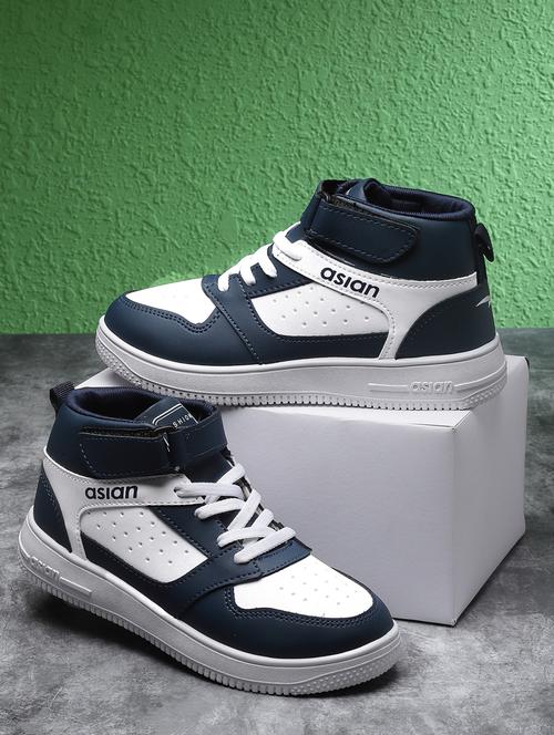 boys blue & white color blocked sneaker - 20547504 - Very Small Image - 1