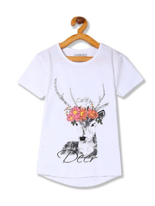white cotton tee - 20549705 - Very Small Image - 1