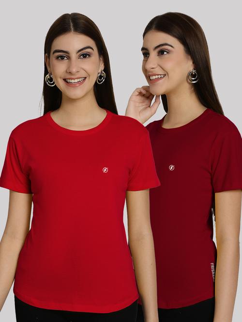 women's t-shirt combo - 20555200 - Very Small Image - 1