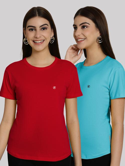women's t-shirt combo - 20555203 - Very Small Image - 1