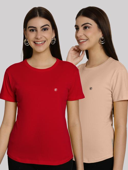 women's t-shirt combo - 20555205 - Very Small Image - 1