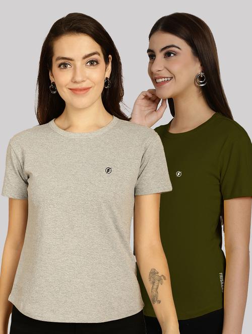 women's t-shirt combo - 20555218 - Very Small Image - 1