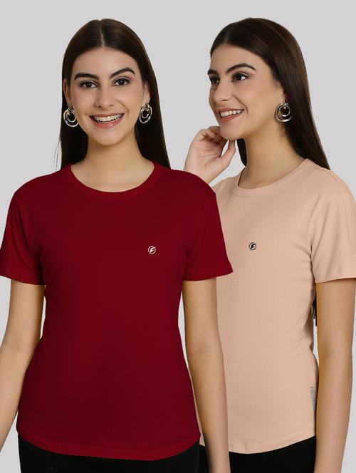 women's t-shirt combo - 20555250 - Very Small Image - 1