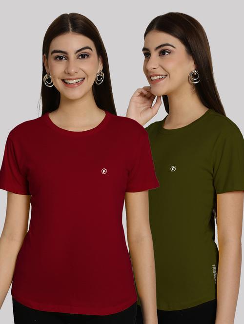 women's t-shirt combo - 20555252 - Very Small Image - 1