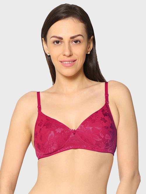 women lace work t-shirt bra - 20560463 - Very Small Image - 1