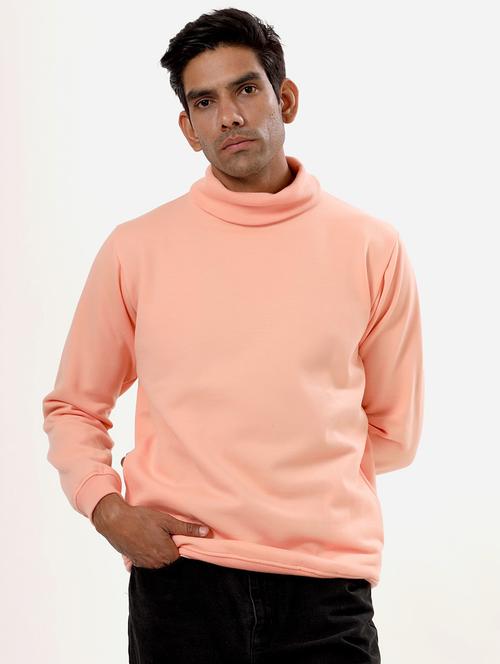 men solid turtle neck sweatshirt - 20561365 - Very Small Image - 1