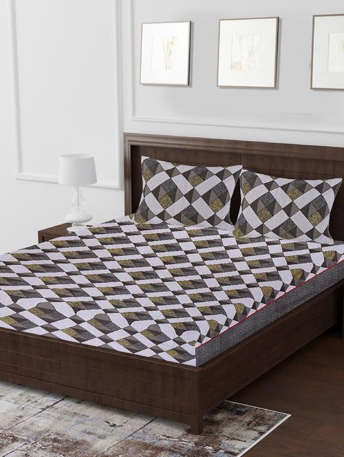 brown cotton bedsheet - 20561686 - Very Small Image - 1