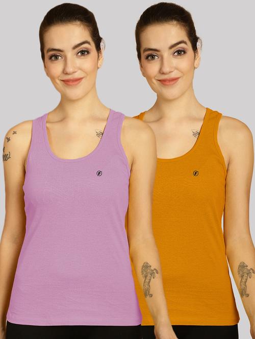 multi colored cotton tank  top - 20562740 - Very Small Image - 1