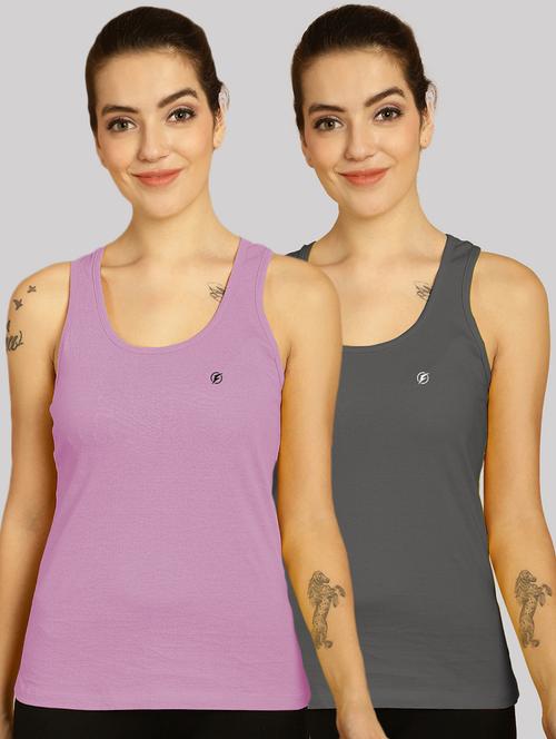 multi colored cotton tank  top - 20562744 - Very Small Image - 1