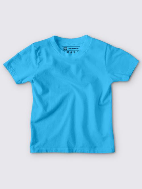 boys round neck solid t-shirt - 20563114 - Very Small Image - 1
