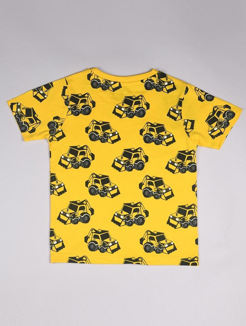boys round neck quirky printed t-shirt - 20563180 - Zoom Image - 2