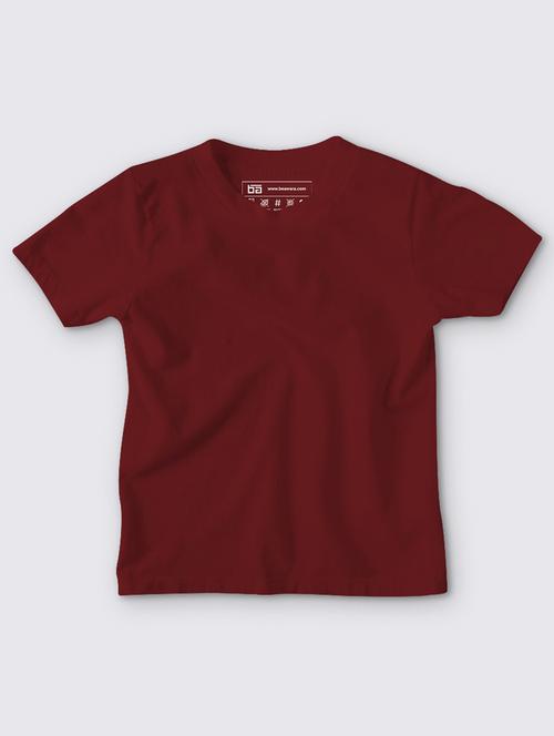 boys round neck solid t-shirt - 20563225 - Very Small Image - 1