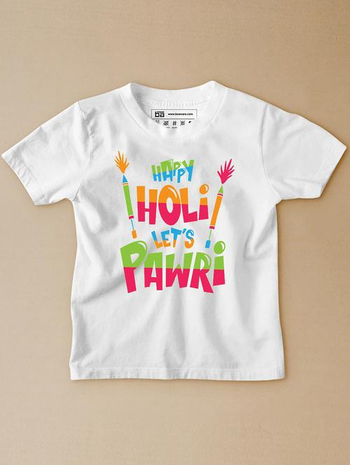 Boys Typographic Printed T-shirt - 20563273 - Very Small Image - 1