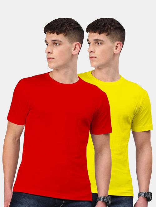 men pack of 2 solid t-shirts - 20563383 - Very Small Image - 1