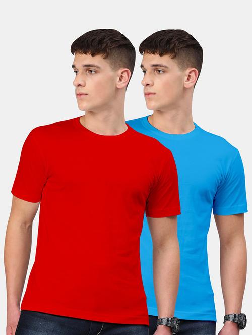 men pack of 2 solid t-shirts - 20563391 - Very Small Image - 1