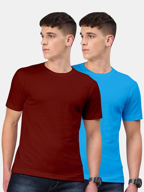 men pack of 2 solid t-shirts - 20563441 - Very Small Image - 1