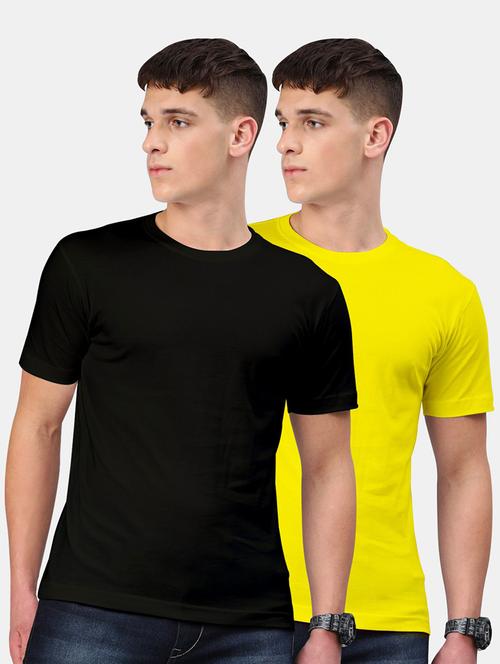 men pack of 2 solid t-shirts - 20563484 - Very Small Image - 1