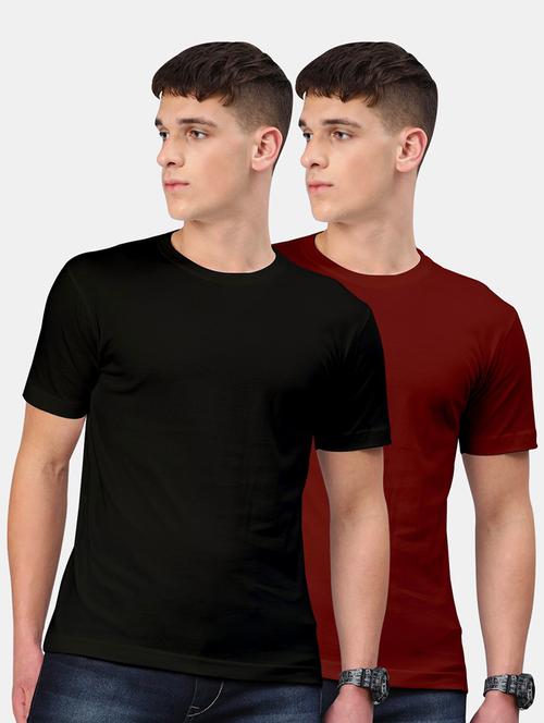men pack of 2 solid t-shirts - 20563505 - Very Small Image - 1