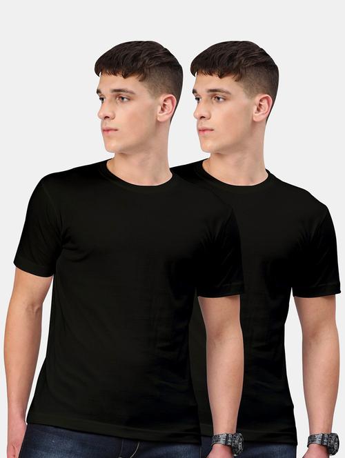men pack of 2 solid t-shirts - 20563511 - Very Small Image - 1
