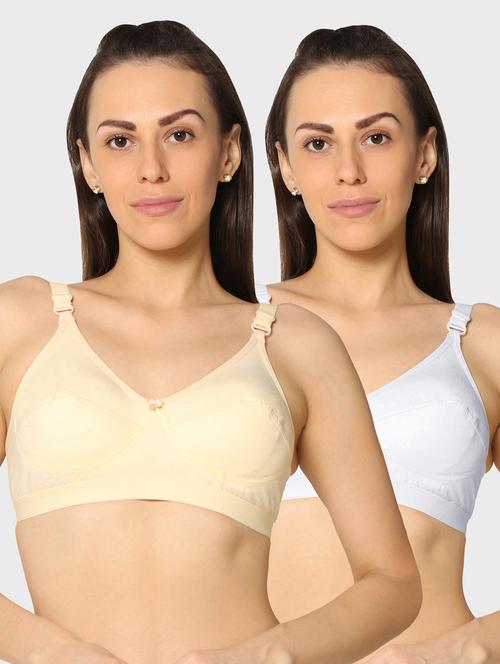 women pack of 2 solid t-shirt bra - 20563814 - Very Small Image - 1