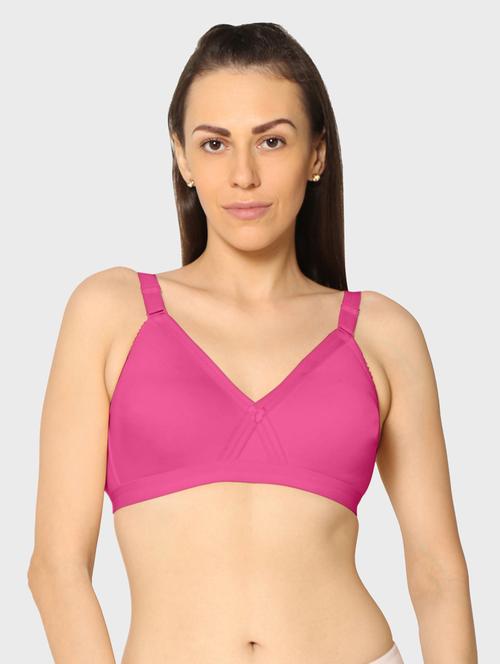 pink solid t-shirt bra - 20563918 - Very Small Image - 1
