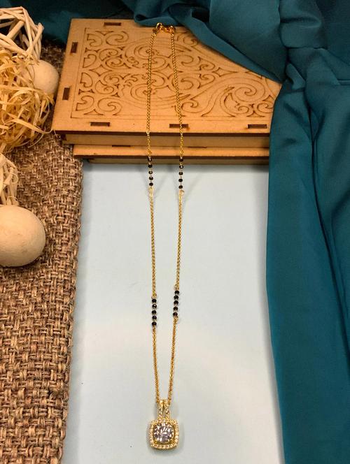 abdesigns gold plated mangalsutra - 20566389 - Very Small Image - 1