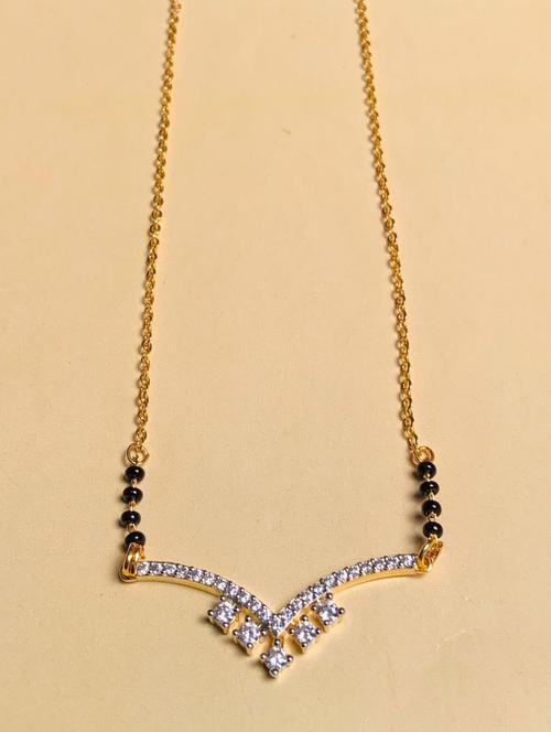 abdesigns gold plated mangalsutra - 20566433 - Very Small Image - 1