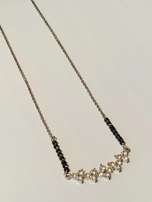 abdesigns silver plated mangalsutra - 20566535 - Very Small Image - 1