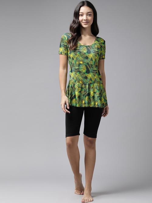 women printed functional swimsuit - 20566723 - Very Small Image - 1