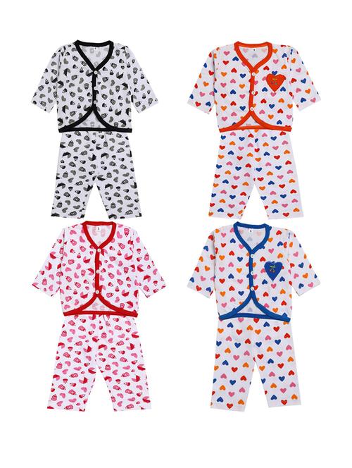 babies pack of 4 full length twin set - 20569432 - Very Small Image - 1