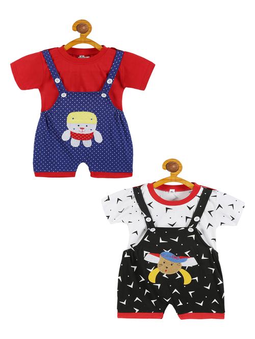 boys pack of 2 cotton dungarees - 20569854 - Very Small Image - 1