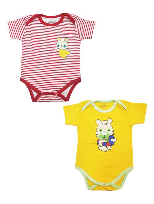 pack of 2 multi colored rompers - 20570062 - Very Small Image - 1
