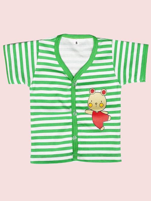 green cotton blend t-shirt - 20570254 - Very Small Image - 1