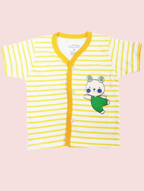 yellow cotton blend t-shirt - 20570257 - Very Small Image - 1