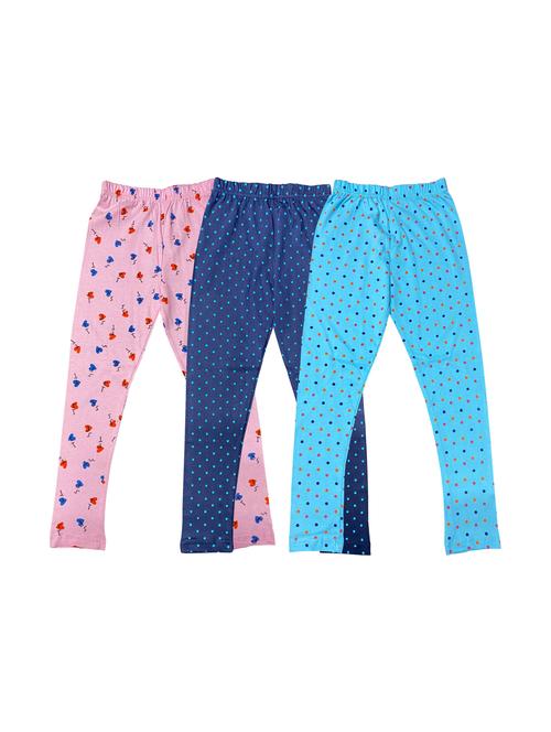girls pack of 3 cotton legging - 20574324 - Very Small Image - 1