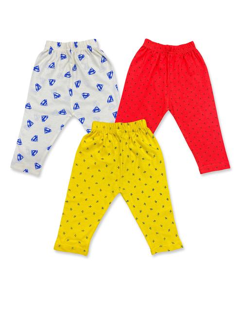 girls set of 3 multi color printed leggings - 20574956 - Very Small Image - 1
