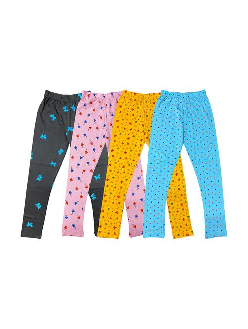 pack of 4 girls printed leggings - 20577806 - Very Small Image - 1