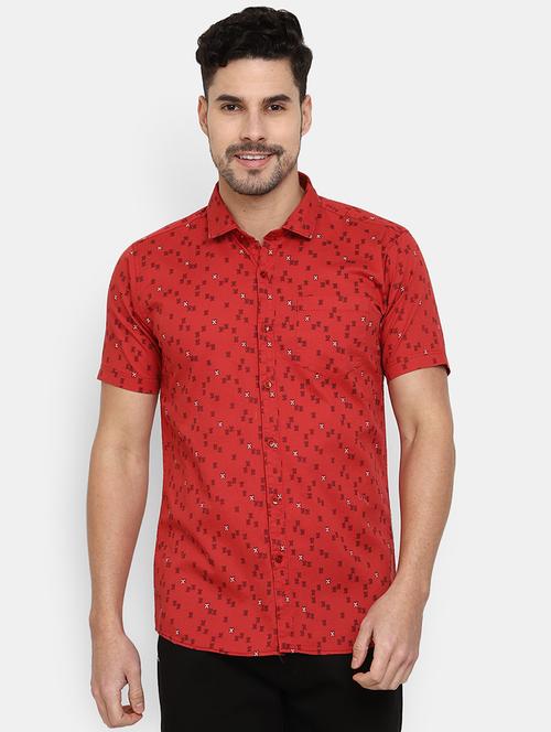 men short sleeved printed casual shirt - 20588192 - Very Small Image - 1