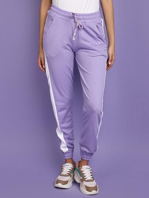 lavender cotton joggers - 20588495 - Very Small Image - 1