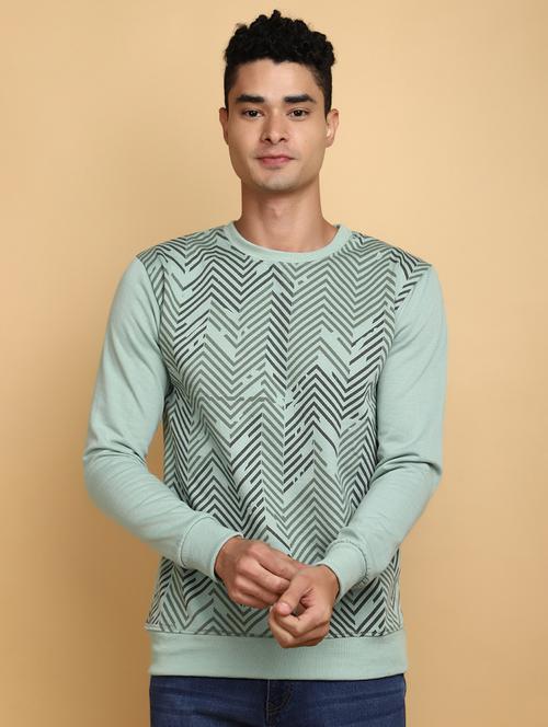 men front print long sleeve sweatshirt - 20589744 - Very Small Image - 1