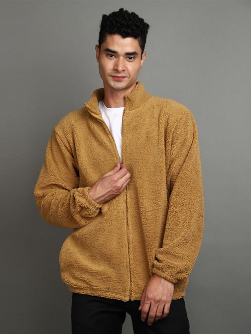 brown cotton casual jacket - 20591087 - Very Small Image - 1