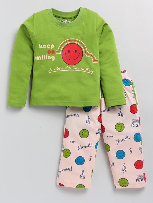 boys printed t-shirt & pajama set - 20592830 - Very Small Image - 1