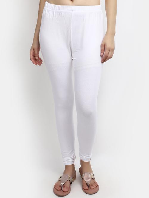 women solid cotton legging - 20594588 - Very Small Image - 1