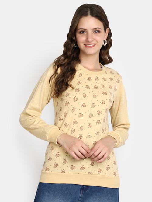 women printed long sleeves pullover - 20594758 - Very Small Image - 1