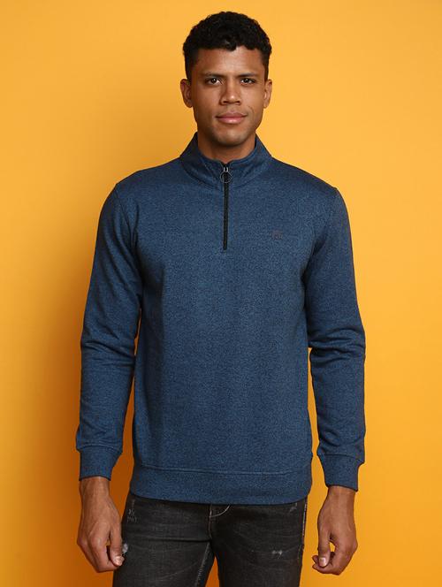 men all over print stand collar sweatshirt - 20595032 - Very Small Image - 1