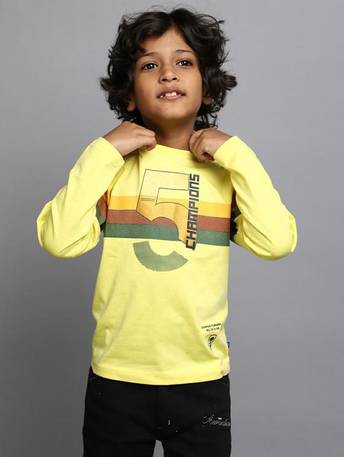 boys round neck typographic regular sweatshirt - 20595249 - Very Small Image - 1