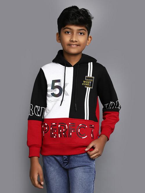 boys long sleeved color block sweatshirt - 20595788 - Very Small Image - 1