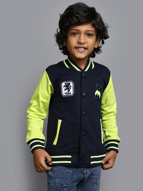 boys long sleeved color block sweatshirt - 20595809 - Very Small Image - 1