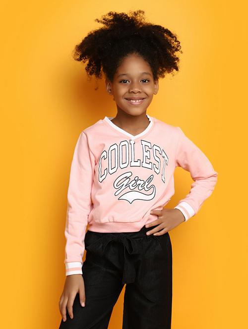 girls rosewater typographic sweatshirt - 20596025 - Very Small Image - 1