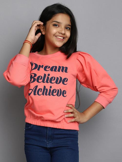 girls round neck top - 20596061 - Very Small Image - 1